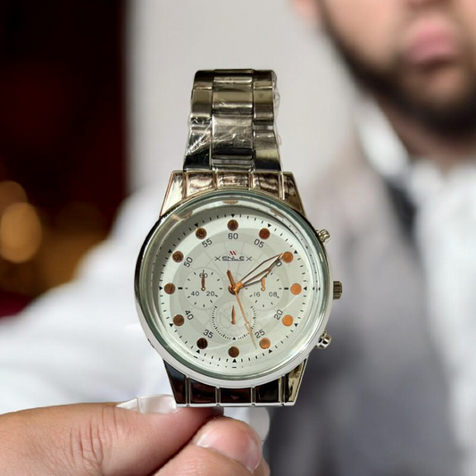 Royal Edge Watch ⌚ | Premium Metal Strap | Bold & Modern Design 👑