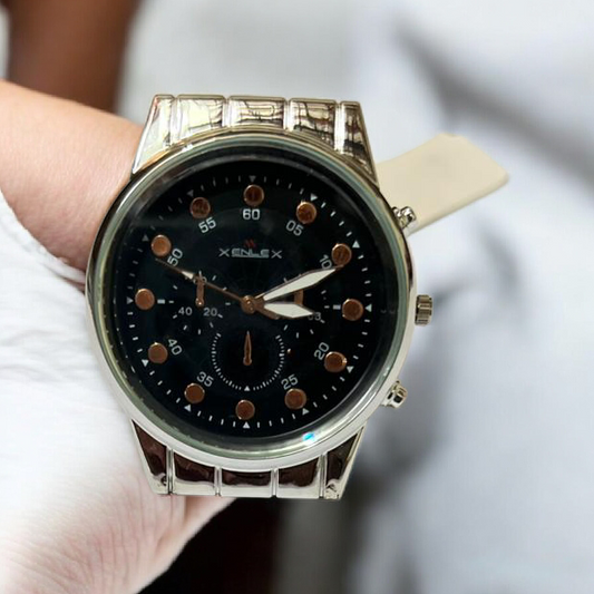 Elite Classic Watch ⌚ | Stainless Steel Build | Timeless Luxury Style ✨